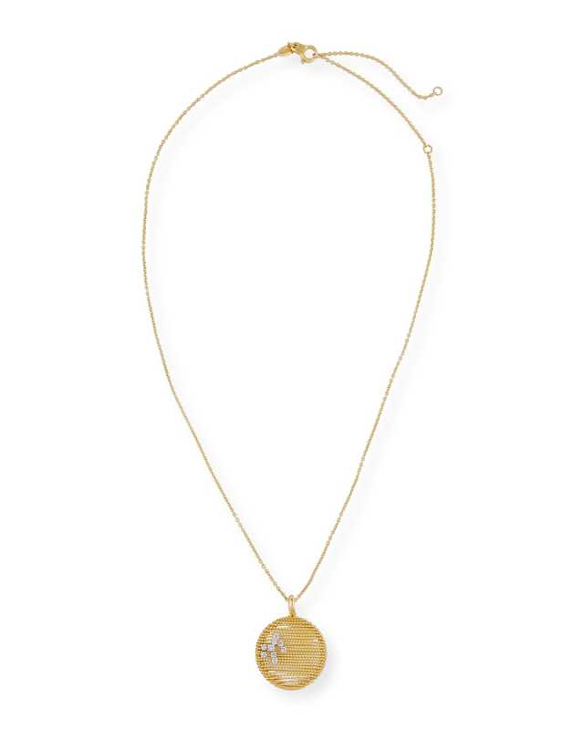 Renaissance Jolly Pendant Necklace with Diamonds